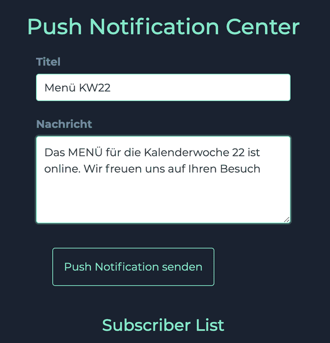 Push-Notification