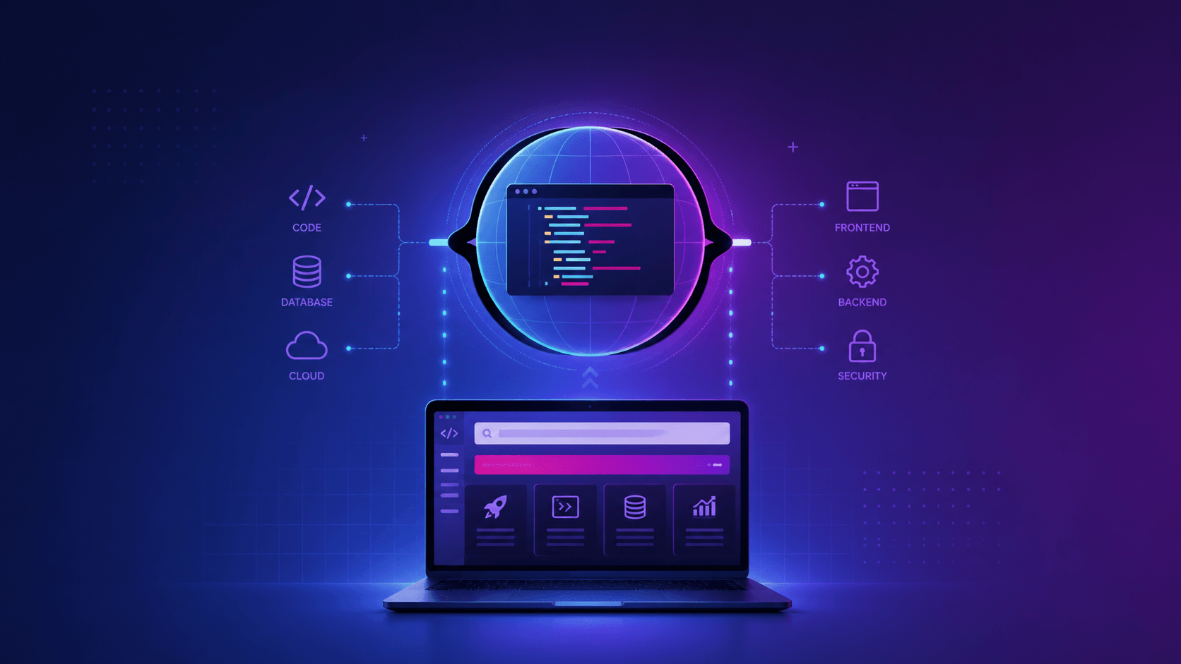 Web & Software programming illustration